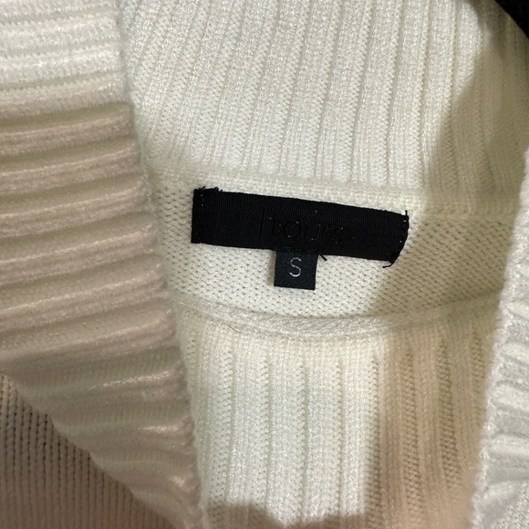 H:ours Calico Wool Cropped Sweater - Picture 4 of 8